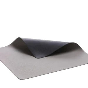 Bitz Placemat Zwart/ Bruin (set van 4)