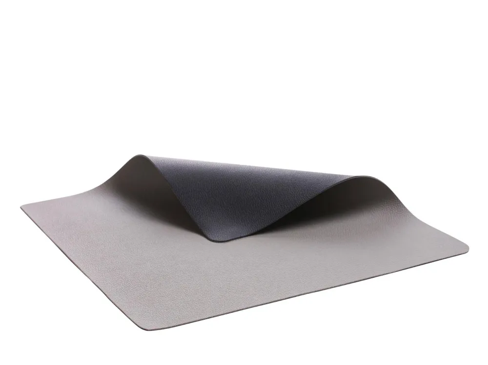 Bitz Placemat Zwart/ Bruin (set van 4)