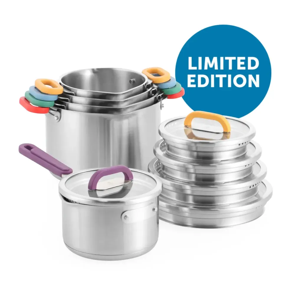 BK Arts&Crafts Limited Edition 5-delig RVS Kookpannenset