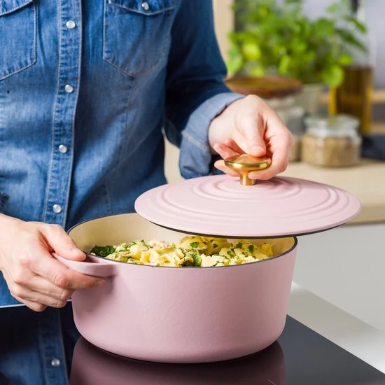 BK Bourgogne stoofpot Blush Pink 24cm