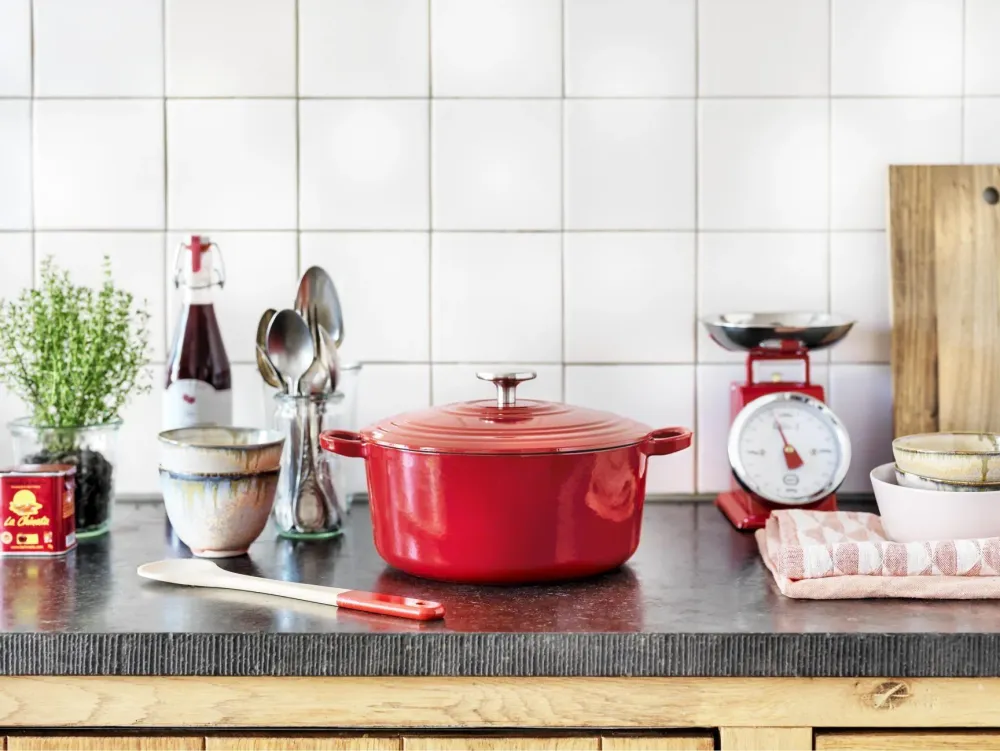 BK Bourgogne stoofpot Chili Red 20cm, 2,5 liter