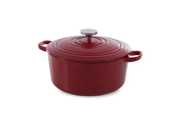 BK Bourgogne stoofpot Chili Red 28cm, 6,7 liter