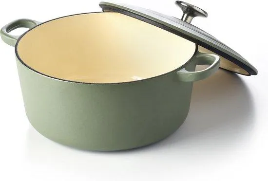 BK Bourgogne stoofpot Olive Green 24cm, 4,2 liter