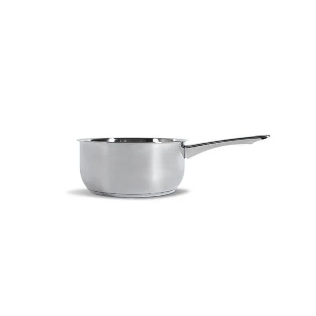 BK Bright SS no coating+SS handle open chef pan 20 cm