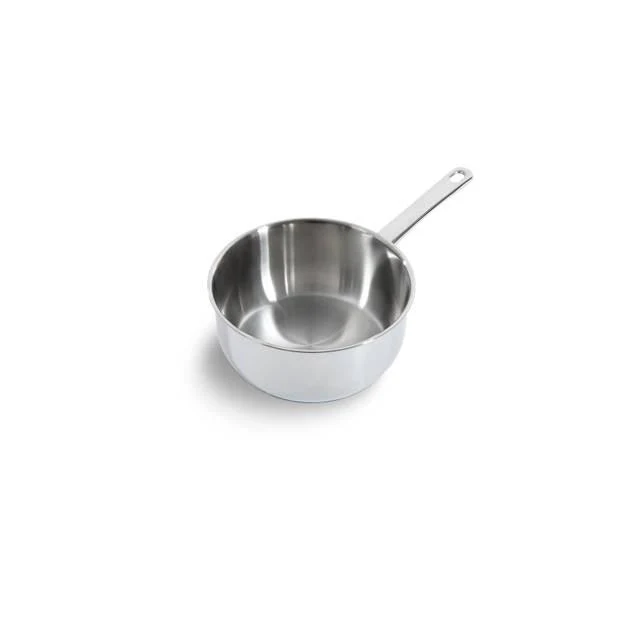 BK Bright SS no coating+SS handle open chef pan 20 cm