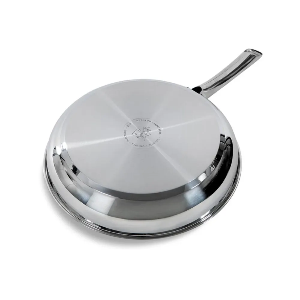 BK Bright SS no coating+SS handle open fry 24
