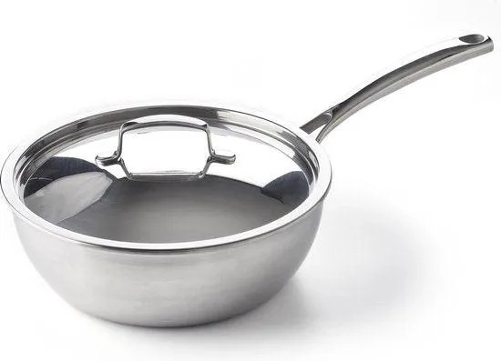 BK Conische sauteuse met deksel 24cm