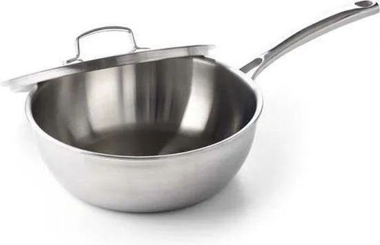 BK Conische sauteuse met deksel 24cm