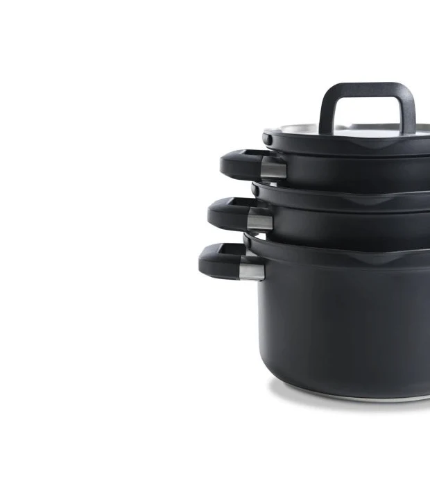 Flow Cool Black pannenset 4-delig BK