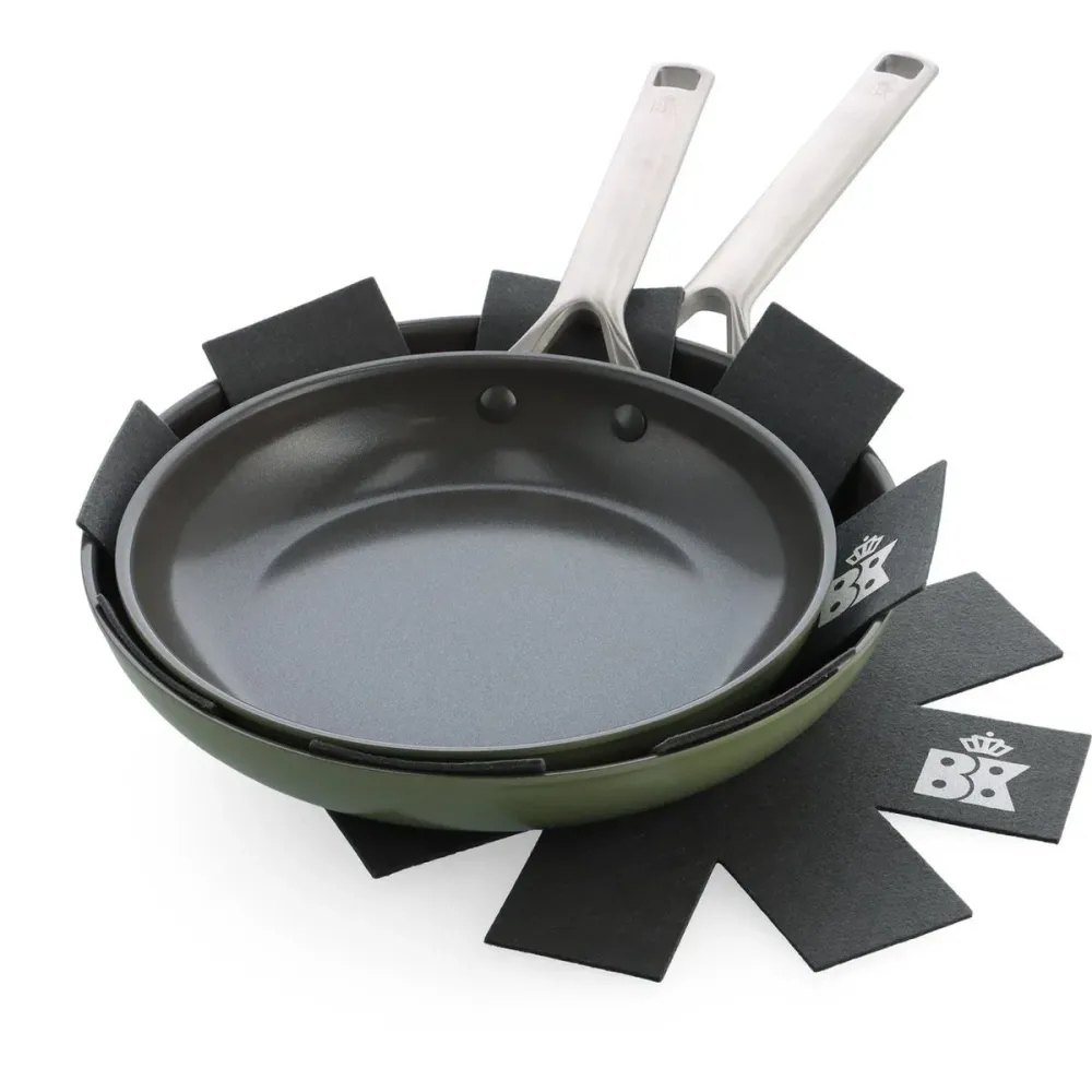 BK Sublime Keramische Pannenset Olive Green 4-delig
