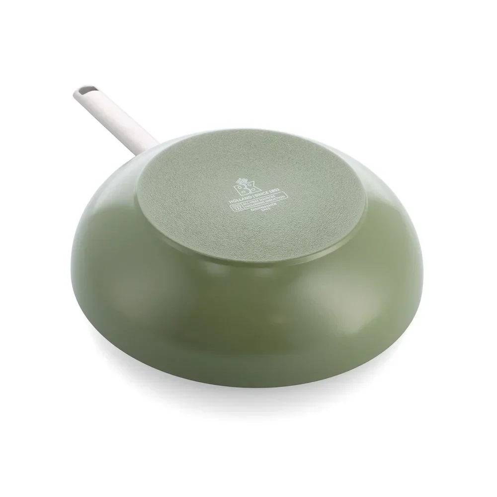 BK Sublime Keramische Pannenset Olive Green 4-delig