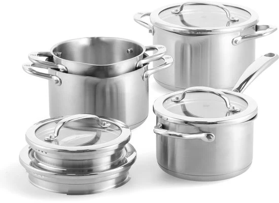 BK Twist Set RVS 4 delig