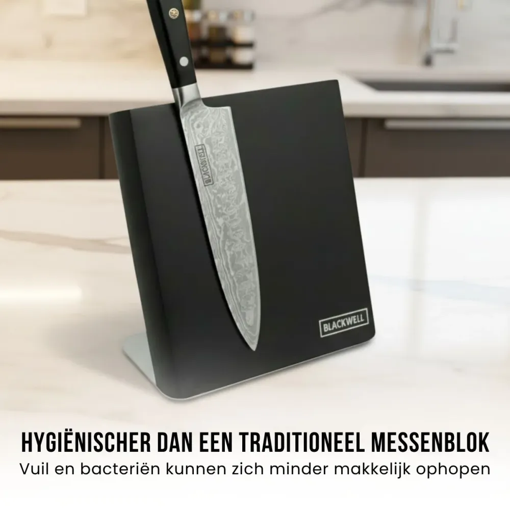 Blackwell Messenblok - Magnetisch Zwart - zonder messen