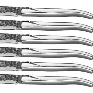 Blackwell Steakmessen Laguiole - Raw Black Lemmet - RVS - 6 Stuks