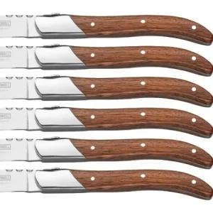 Blackwell Steakmessen Laguiole - Rozenhout - 6 Stuks