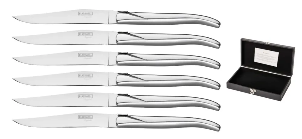 Blackwell Steakmessen Laguiole - RVS - 6 Stuks