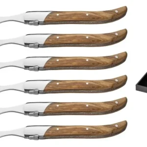 Blackwell Steakvorken Laguiole - Olijfhout - 6 Stuks