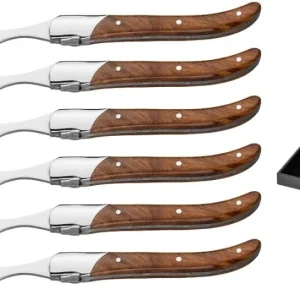 Blackwell Steakvorken Laguiole - Rozenhout - 6 Stuks