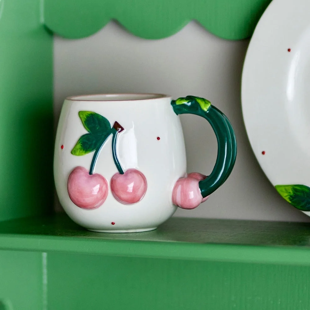 Bloomingville aardewerk mok Berrie Rose