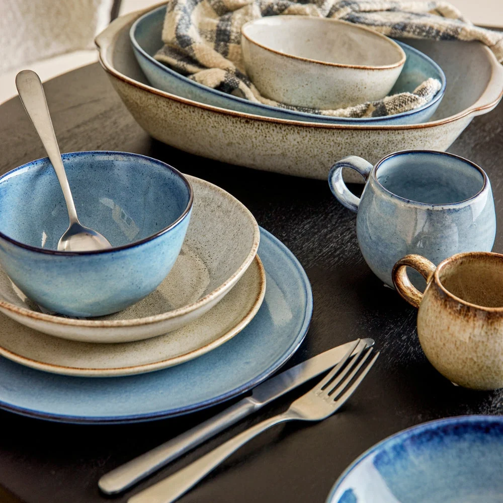 Bloomingville Aardewerk Mok Sandrine Blauw