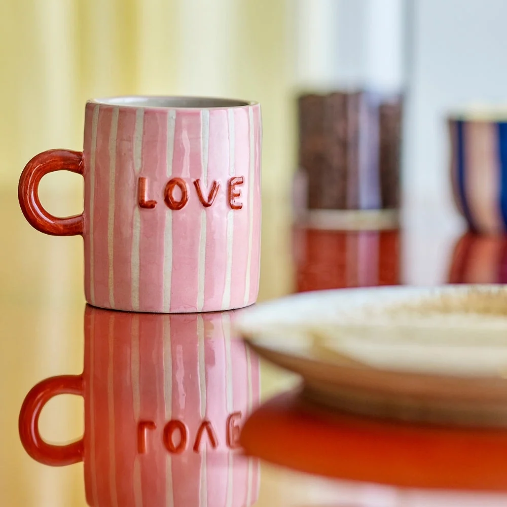 Bloomingville aardewerk mok voor mama Cherish Rose