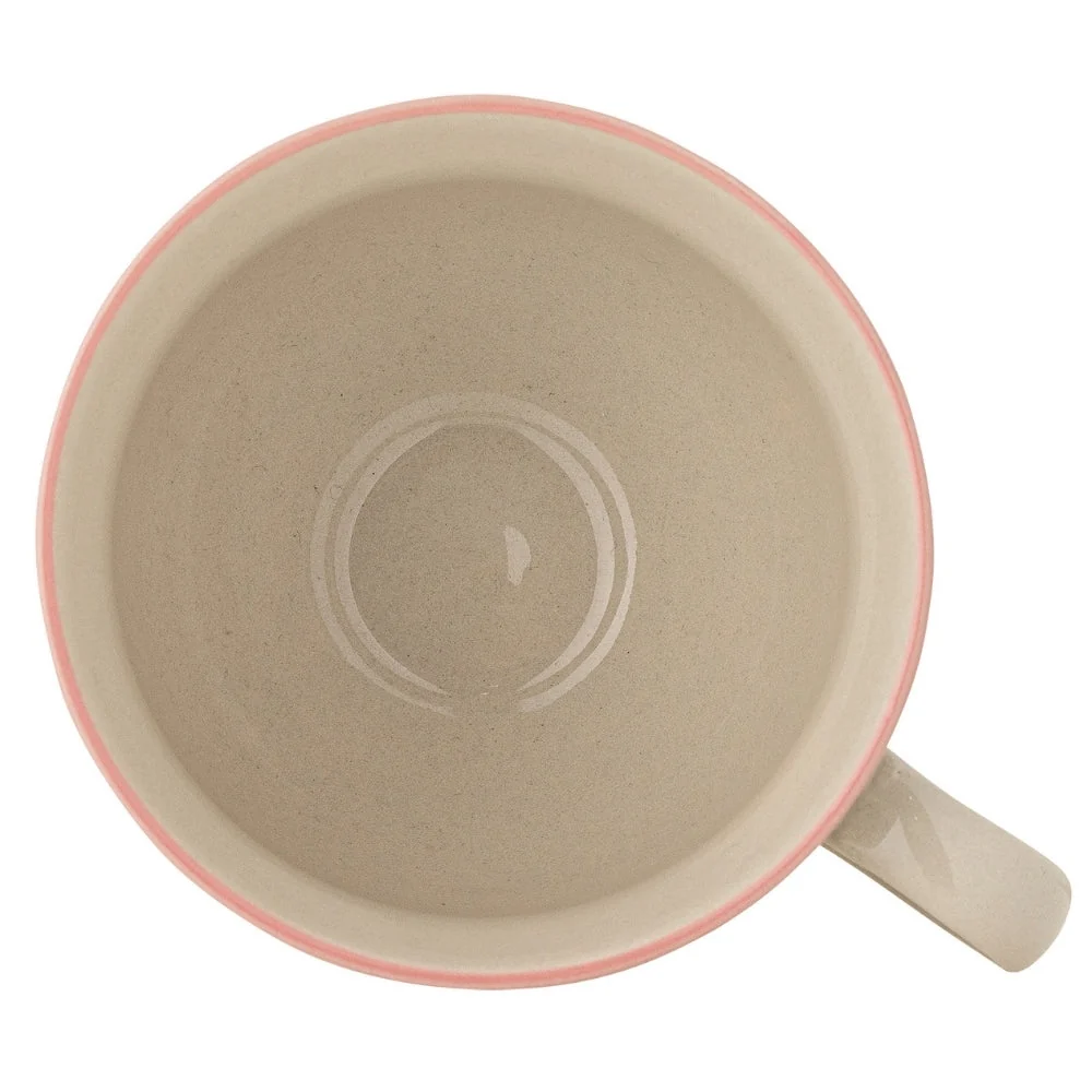 Bloomingville aardewerk mokken Rosalynde Wit set van 4 stuks
