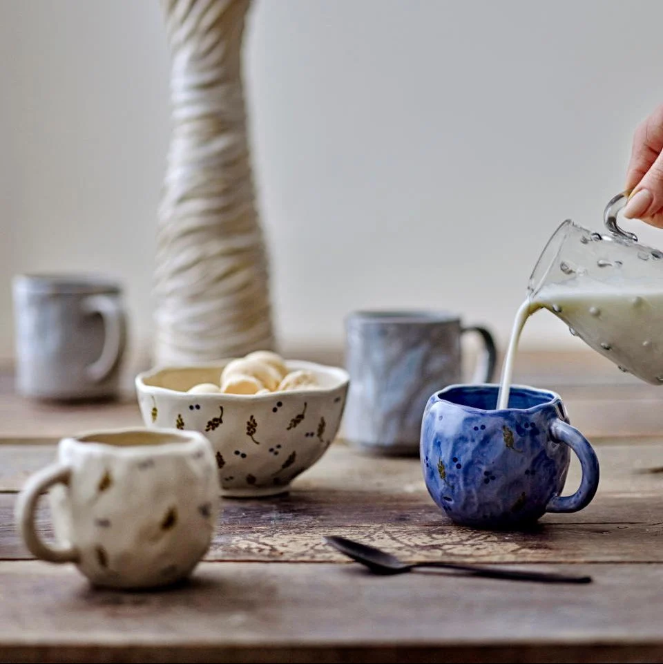 Bloomingville Koffie & Theemok Pippine Blauw