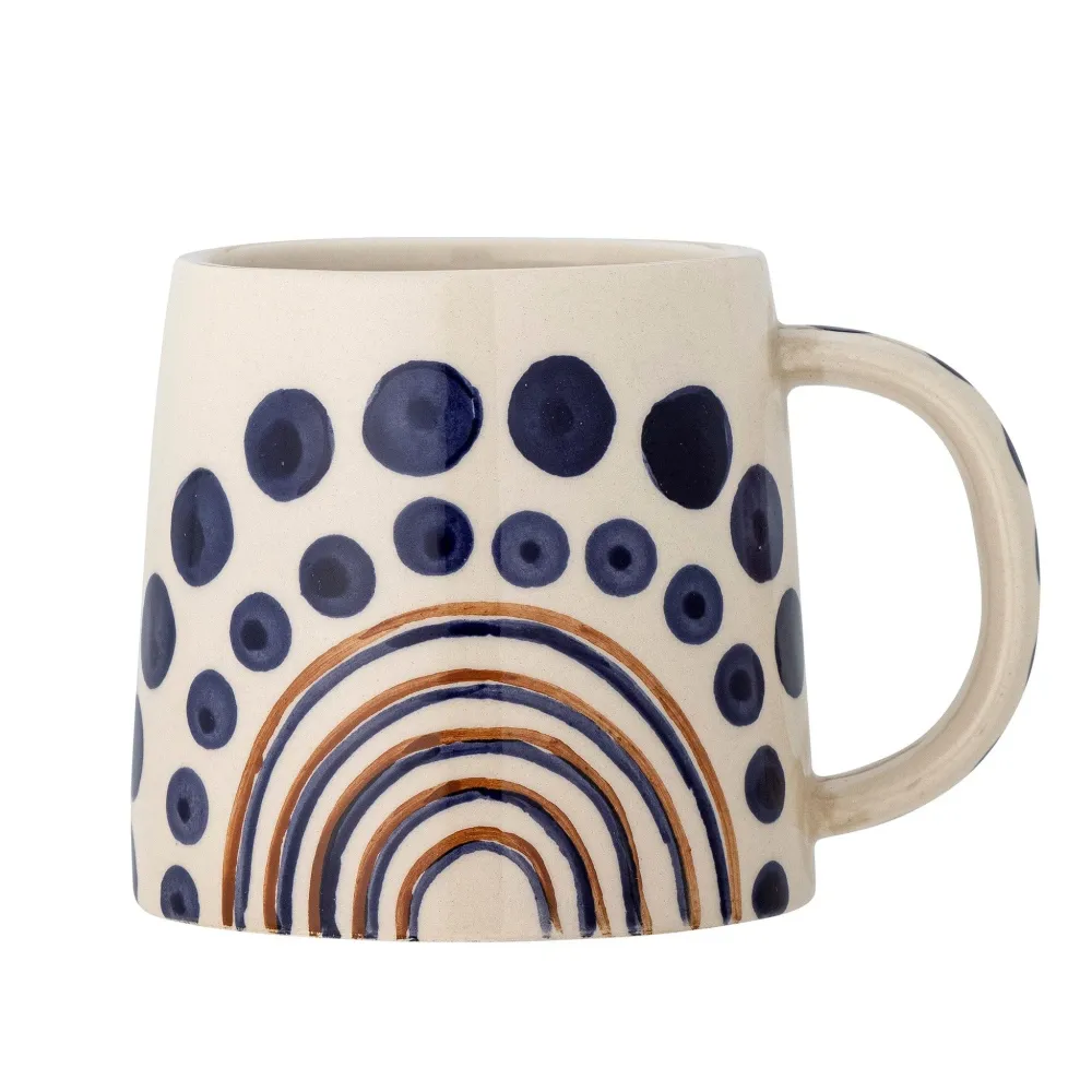 Bloomingville Koffiemok Theemok Shama Mok Oranje Aardewerk