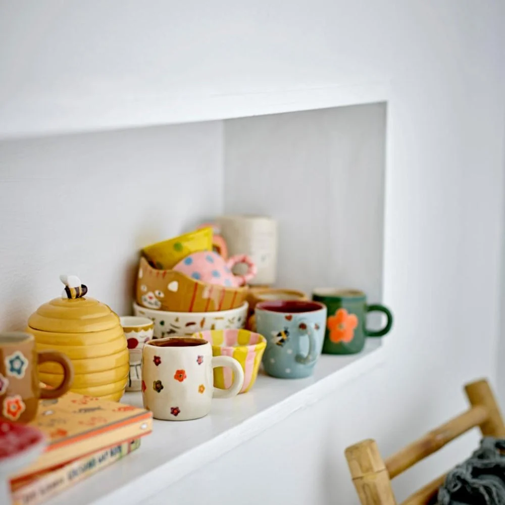 Bloomingville Mini aardewerk mok Addy Natuur