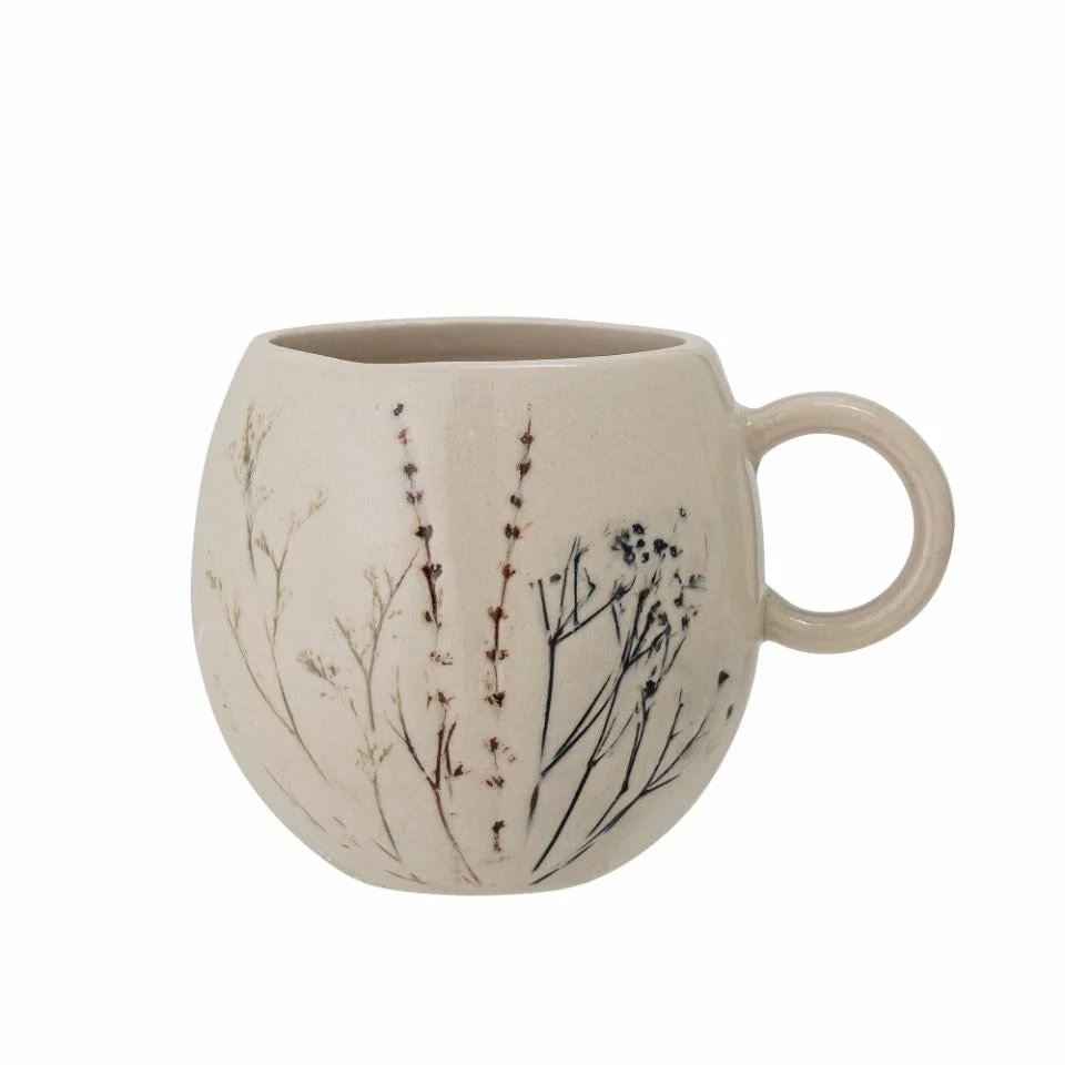 Bloomingville Mini Koffiemok Aardewerk Theemok Bea Natuur