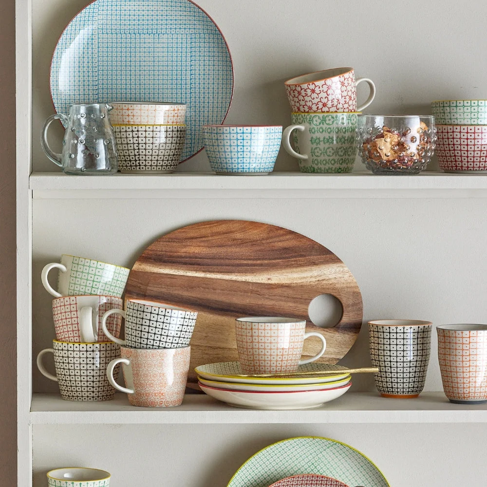 Bloomingville Set van 4 Carla thee- en koffiemokken