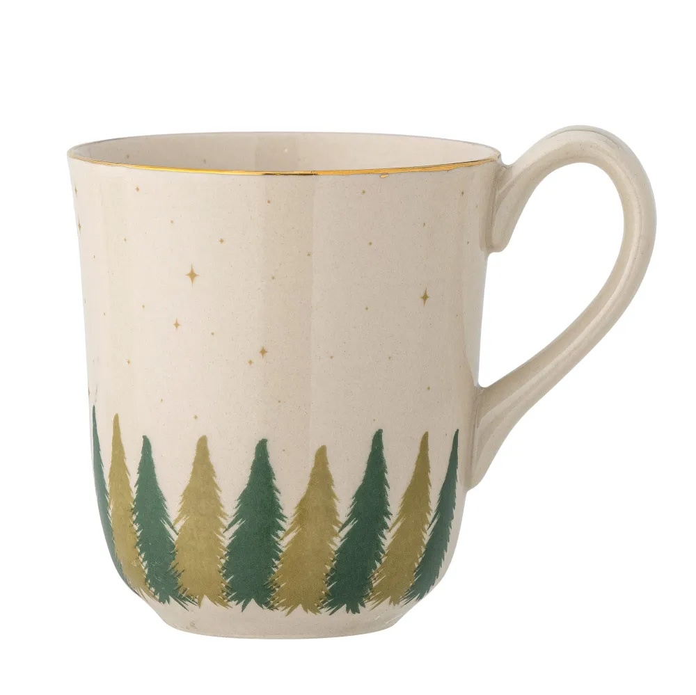 Bloomingville Spar Natuur Stoneware Mok