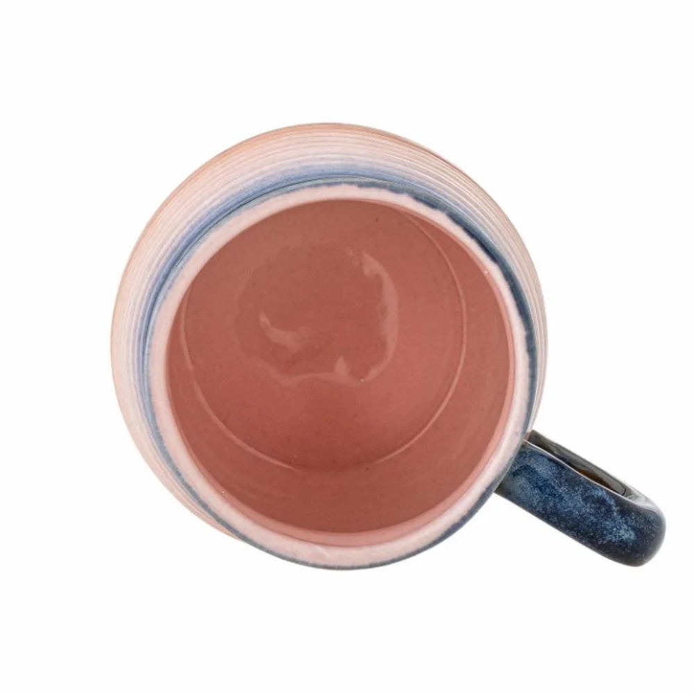 Bloomingville Tatum Multi 4-delige stoneware mokken set.