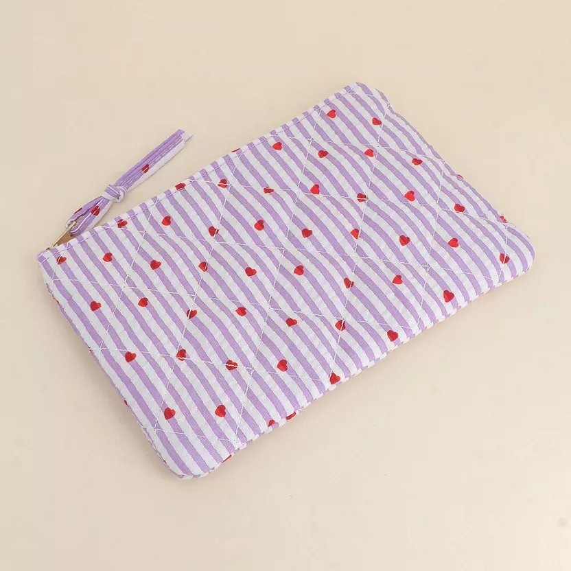 Etui hartjes lila Bohm Paris