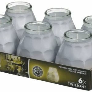 Bolsius Twilight zilver 6 stuks -