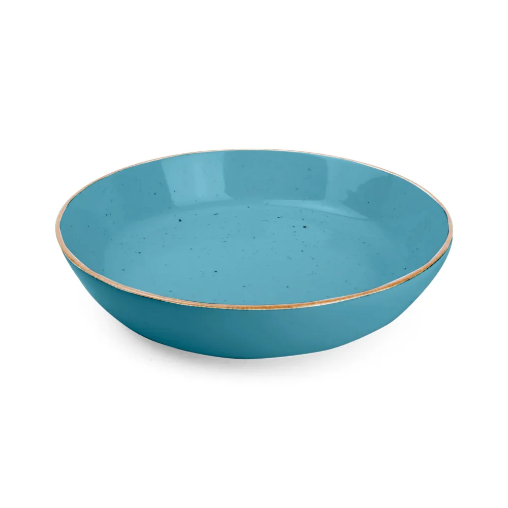 Bonbistro - Diep bord 24cm blauw Collect - Set van 6