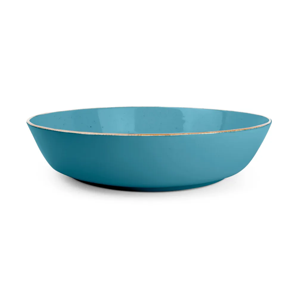 Bonbistro - Diep bord 24cm blauw Collect - Set van 6