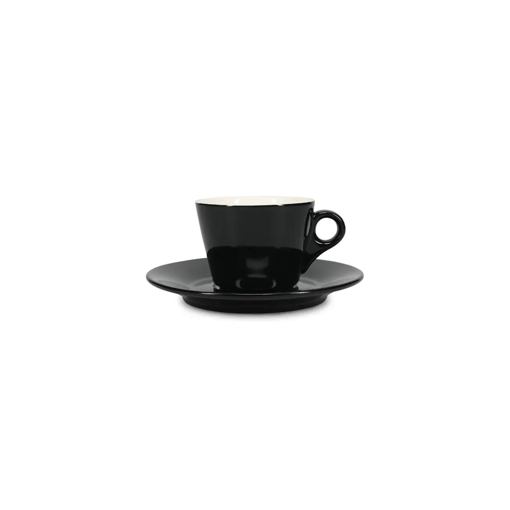 Bonbistro - Kop 16cl zwart Barista - Set van 6