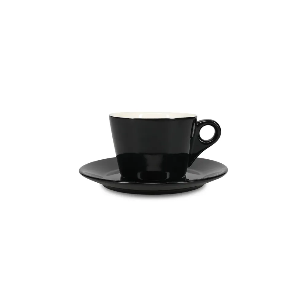 Bonbistro - Kop 28cl zwart Barista - Set van 6