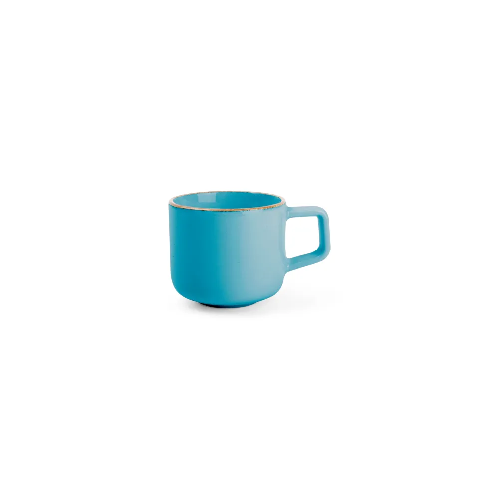 Bonbistro - Mokkakop 10cl blauw Collect - Set van 6