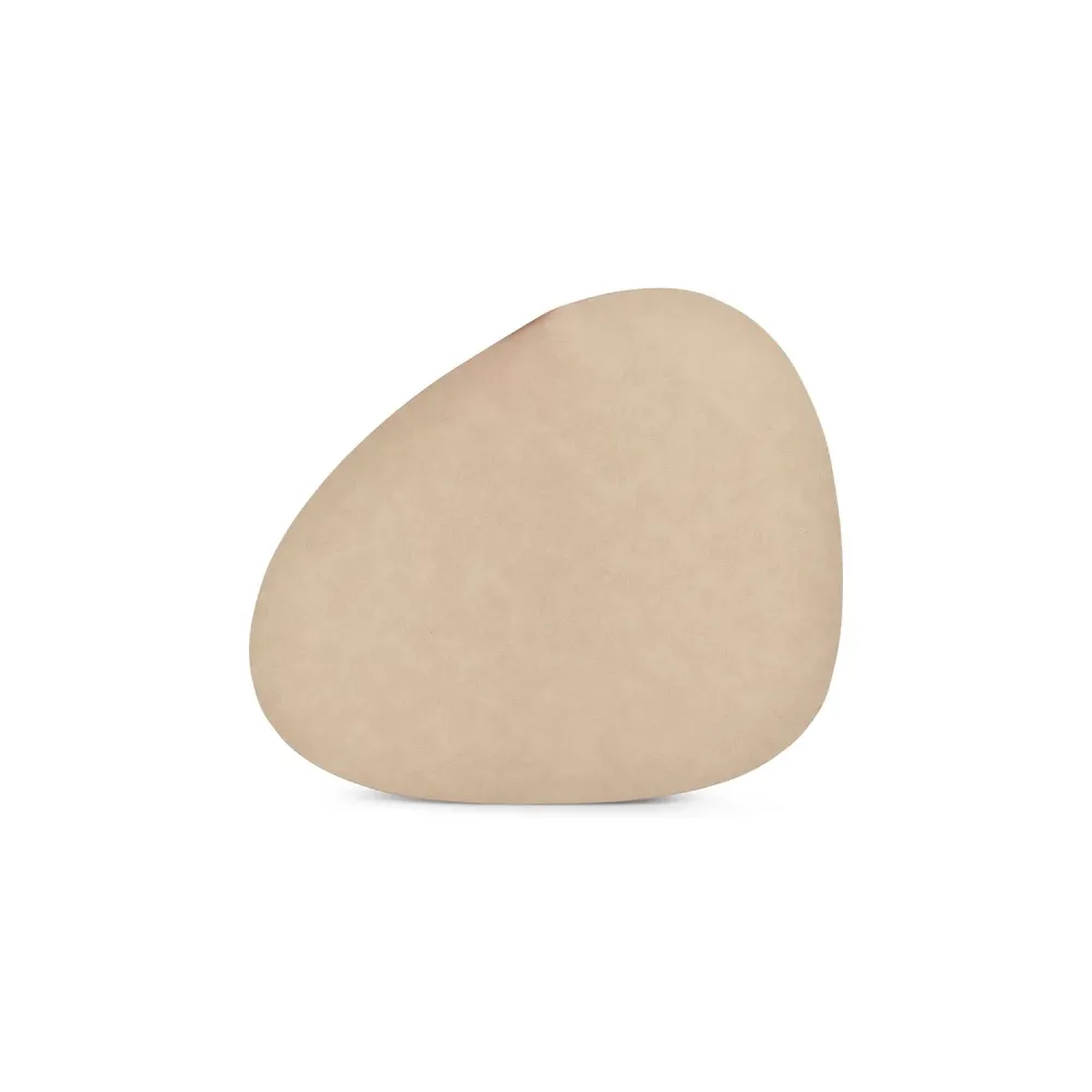 Bonbistro - Placemat 45x37cm lederlook beige Layer - Set van 4