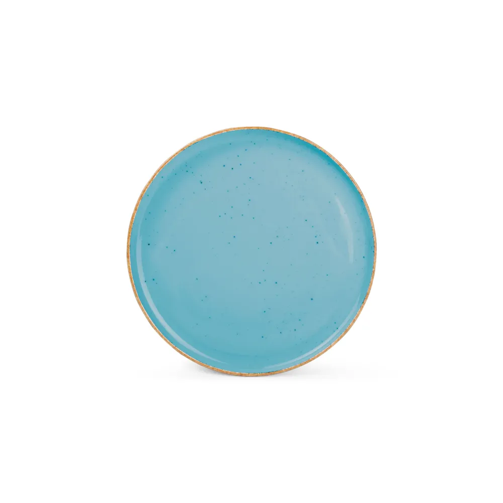 Bonbistro - Plat bord 17,5cm blauw Collect - Set van 6