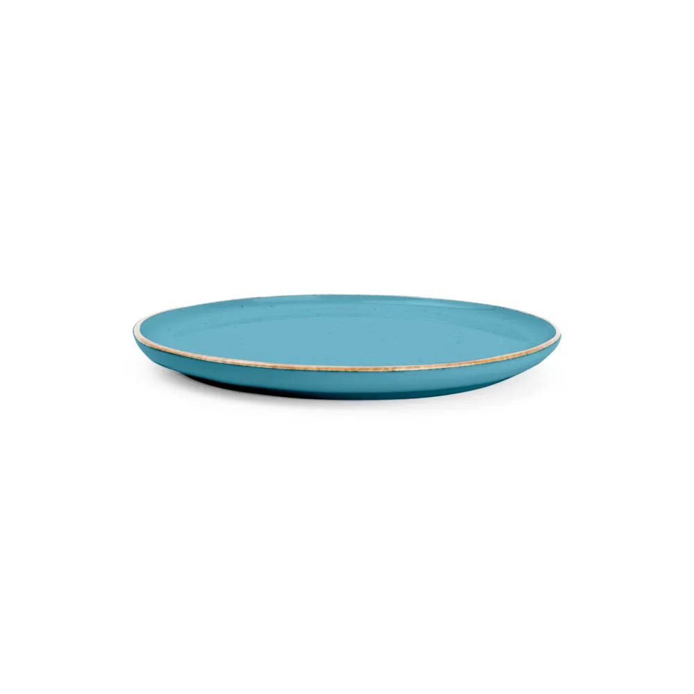 Bonbistro - Plat bord 17,5cm blauw Collect - Set van 6