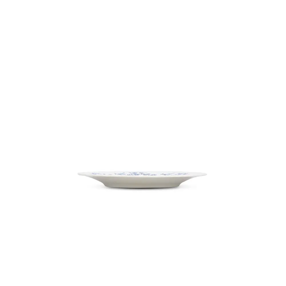 Bonbistro - Plat bord 21cm blue flower Retro - Set van 6