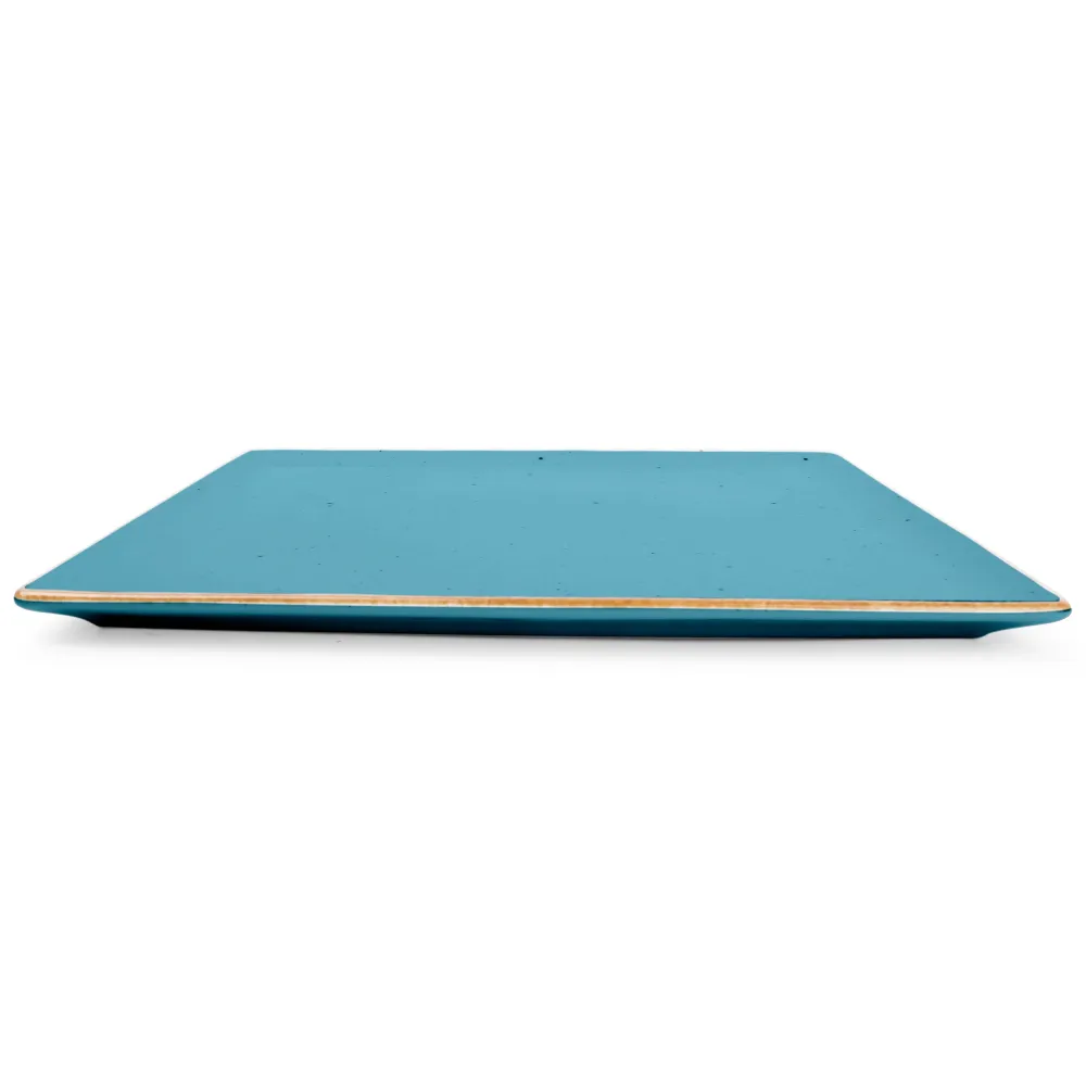 Bonbistro - Plat bord 25,5x25,5cm blauw Collect - Set van 6