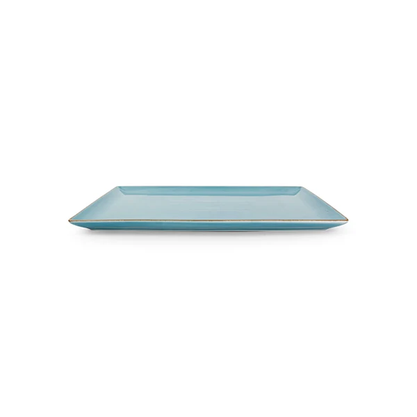 Bonbistro - Plat bord 31x24cm blauw Collect - Set van 6