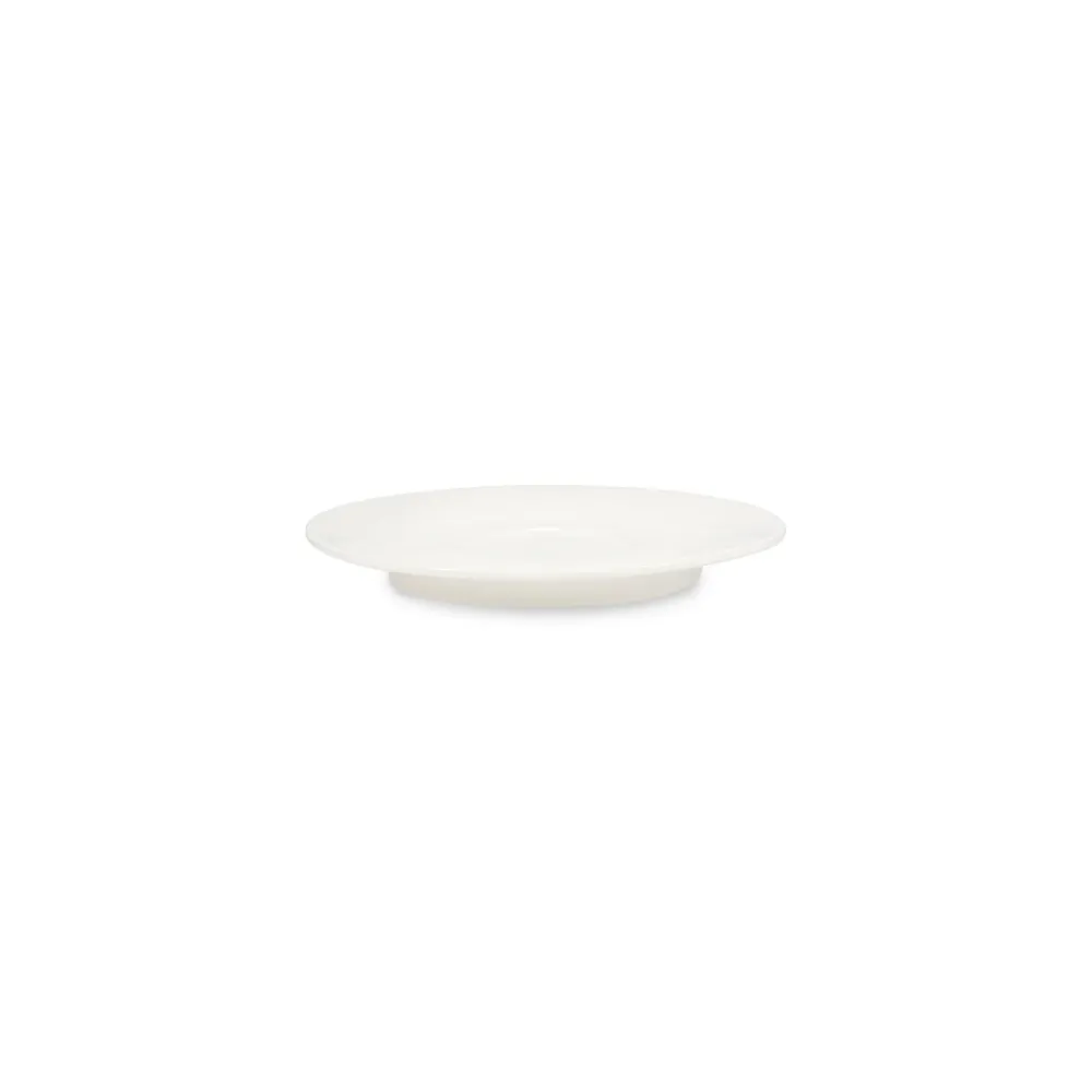 Bonbistro - Schotel 15,5cm voor kop 16cl en kop 20,5cl wit Barista - Set van 6