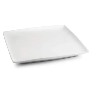 BonBistro Gebaksbordjes Yong Squito 16 x 16 cm - Wit - 6 stuks