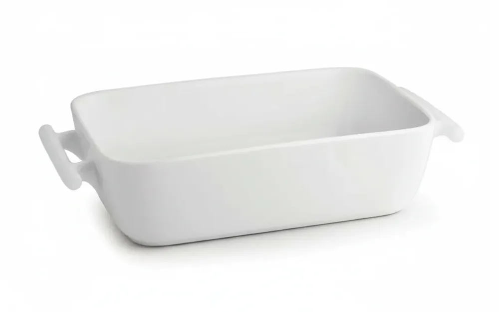 BonBistro Ovenschaal Yong Squito - Wit - 20 x 14 x 6 cm / 1.1 Liter - 2 stuks