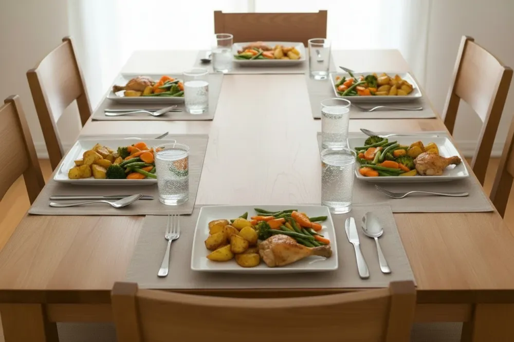 BonBistro Serviesset Yong Squito - Wit 18-delig / 6 personen - 6 dinerborden, 6 diepe borden en 6 ontbijtborden